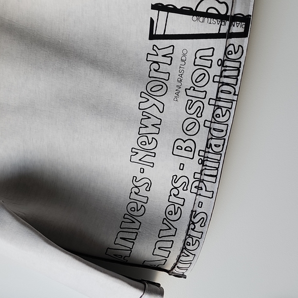 Panura Studio Neoprene Text Polka Dot Jacket - Picture 6 of 7